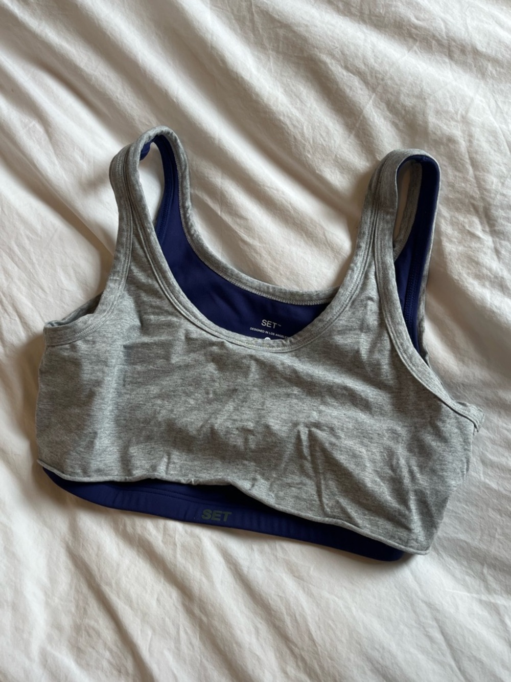 SET Active Sporty Roster Bra in Lake Size M